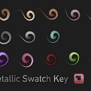 Metallic Brush Set for Procreate - Etsy