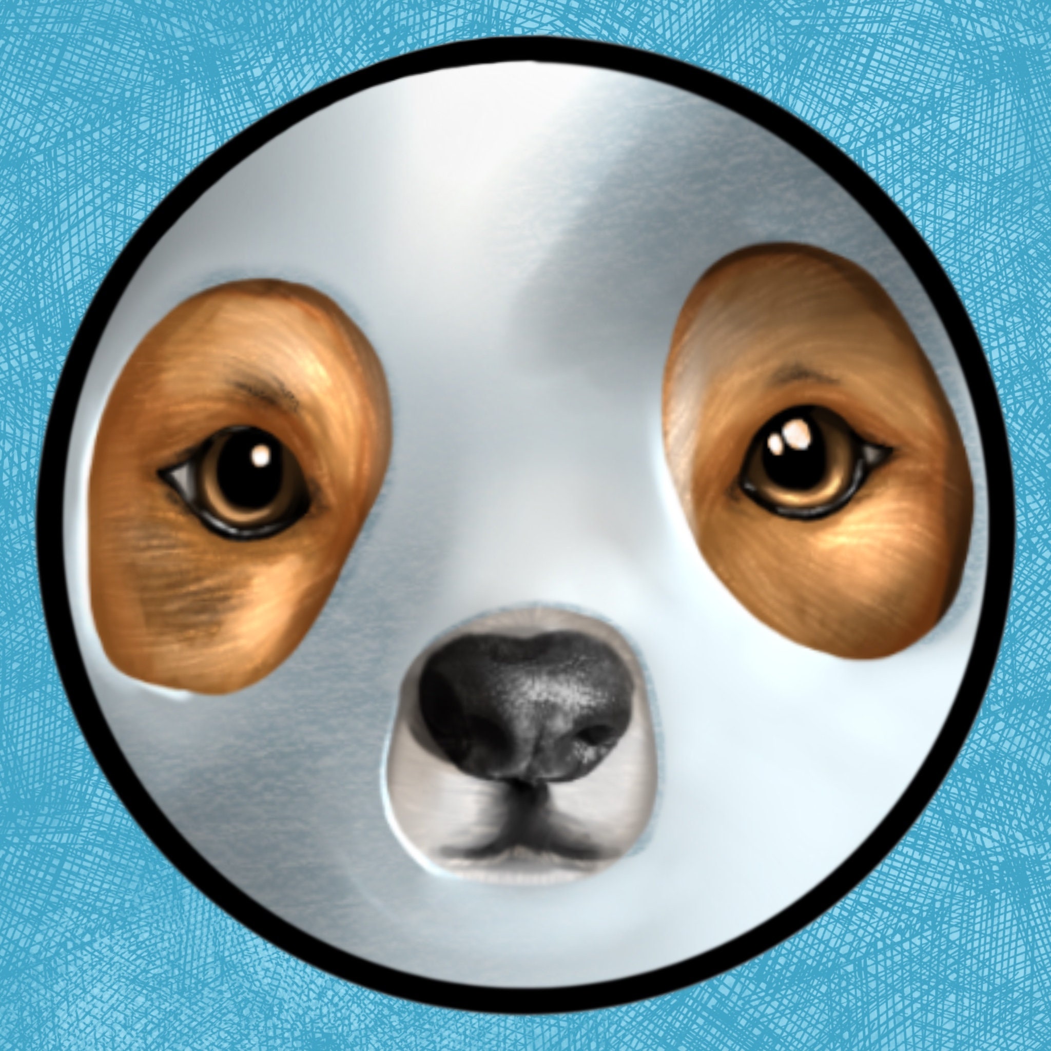 Dog Nose Textures and Stamps for Procreate