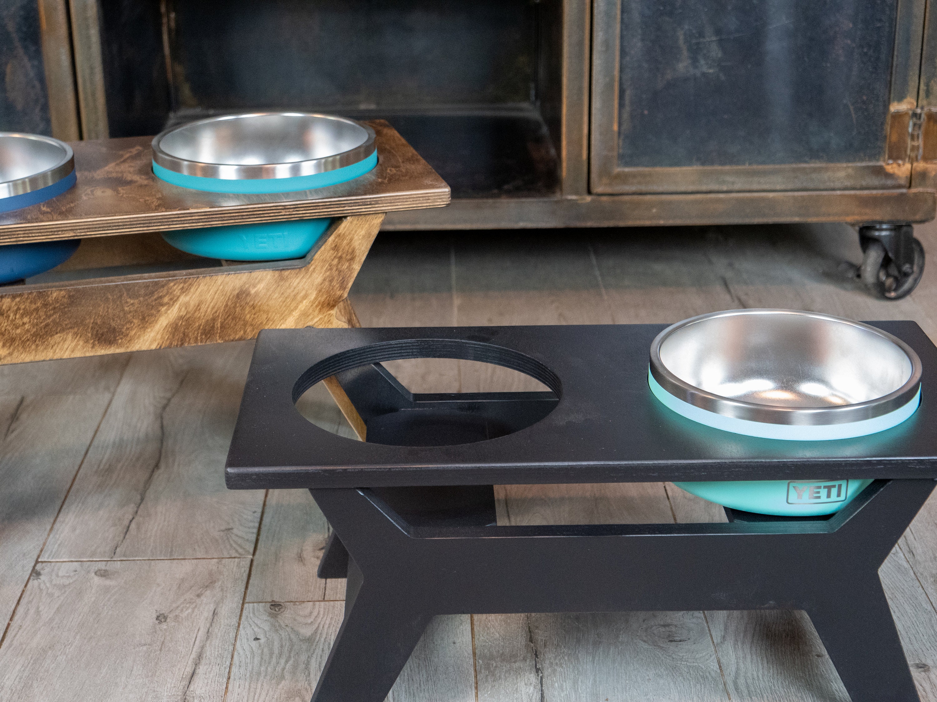 Yeti Raised Dog Bowl Stand Elevated Pet Bowl Feeder Engraving