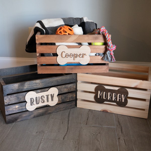 Dog Toy Box Shop Online Etsy