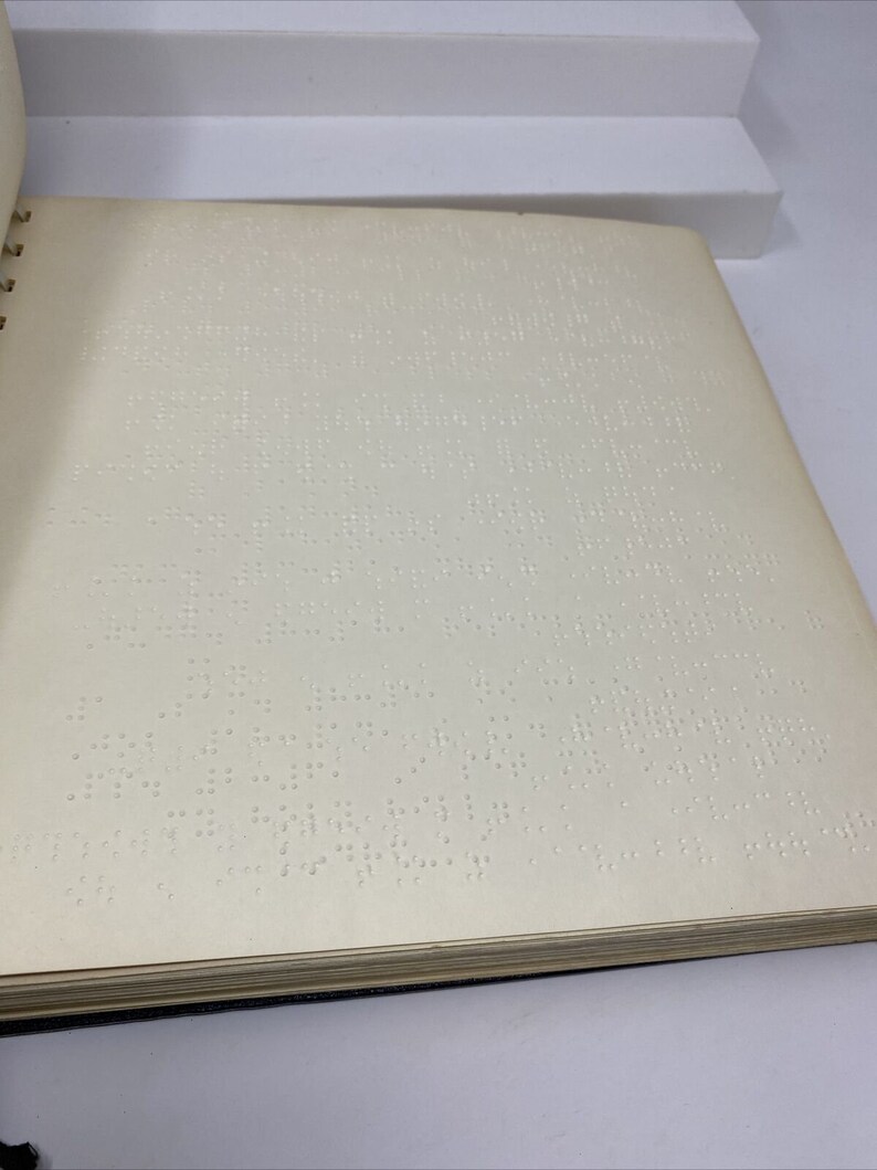 1933 Braille Bible Concordance to the New & Old Testaments Vol Etsy