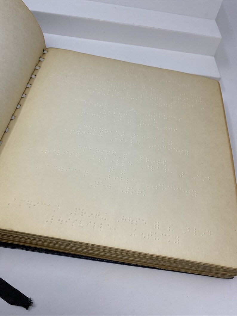 1933 Braille Bible Concordance to the New & Old Testaments Vol Etsy