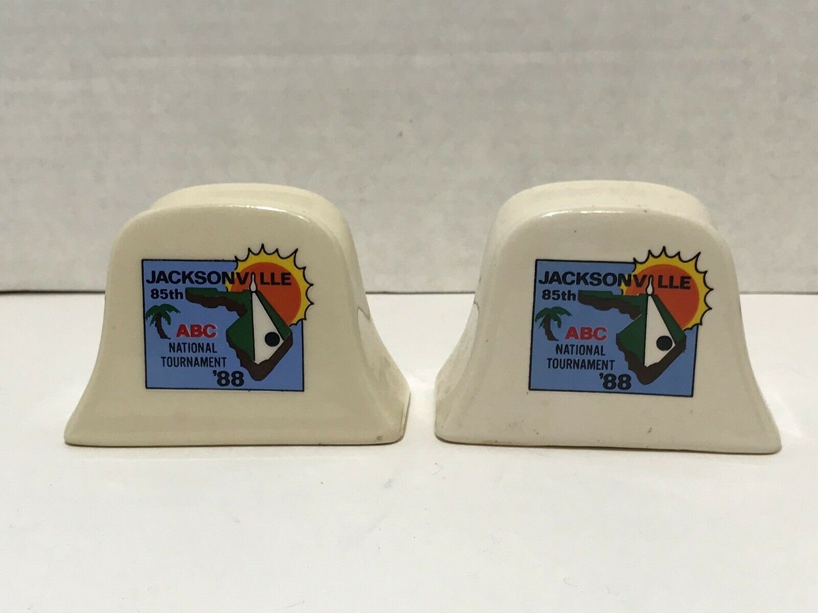 Vintage Jacksonville Florida Salt and Pepper Shakers ABC National ...