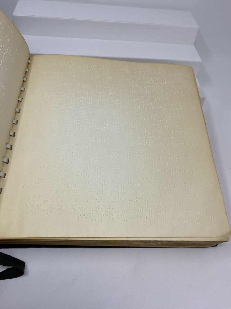 1933 Braille Bible Concordance to the New & Old Testaments Vol Etsy
