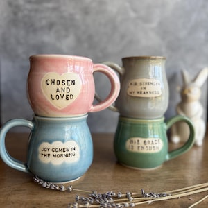 Tazas inspiradas en las Escrituras - Café para momentos de tranquilidad - Tazas cristianas