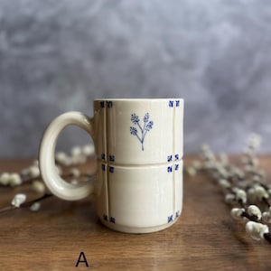 Delft Tile Mugs - Handmade