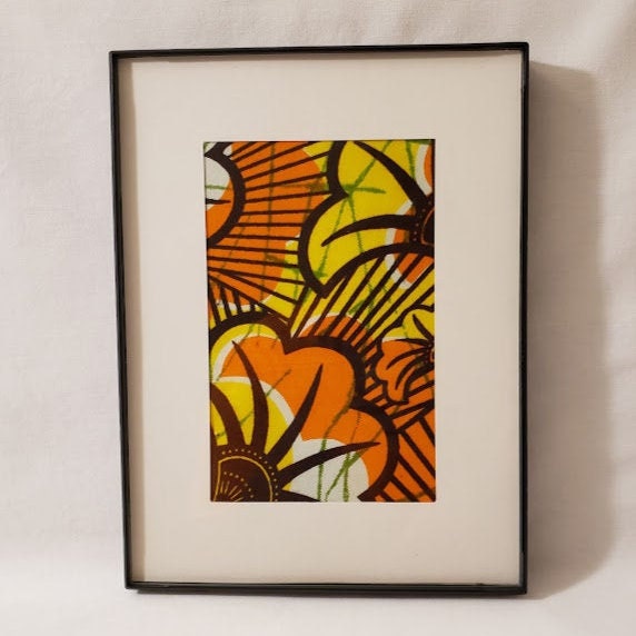 Framed Fabric Wall Art Etsy