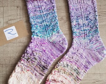 Maid of the River sock knitting pattern, sock pattern, knitting pattern, handknit socks, knitting