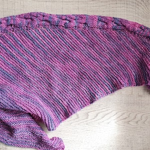 Beautiful Daze shawl knitting pattern