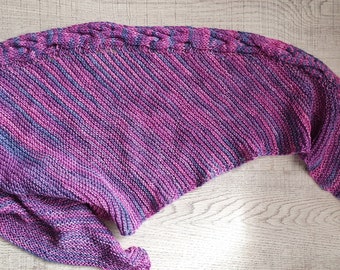 Beautiful Daze shawl knitting pattern