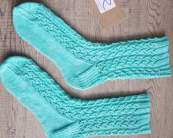 Transportation sock knitting pattern