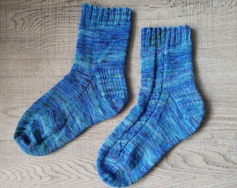 Eenvoudig gedraaid sokkenbreipatroon
