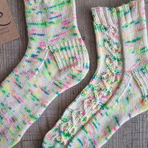 Festival Vibes sock knitting pattern