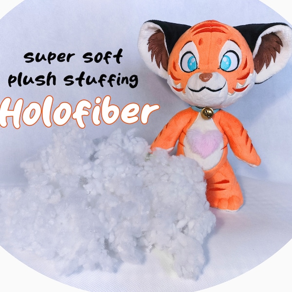 Premium holofiber polyester craft filling beads silicone fiber fiberfill hypoallergenic plush plushie