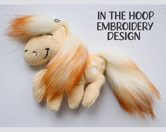 64 Variants ITH In The Hoop Plush Design Plushie Horse Pony Horsie Cute Adorable Embroidery Keyring