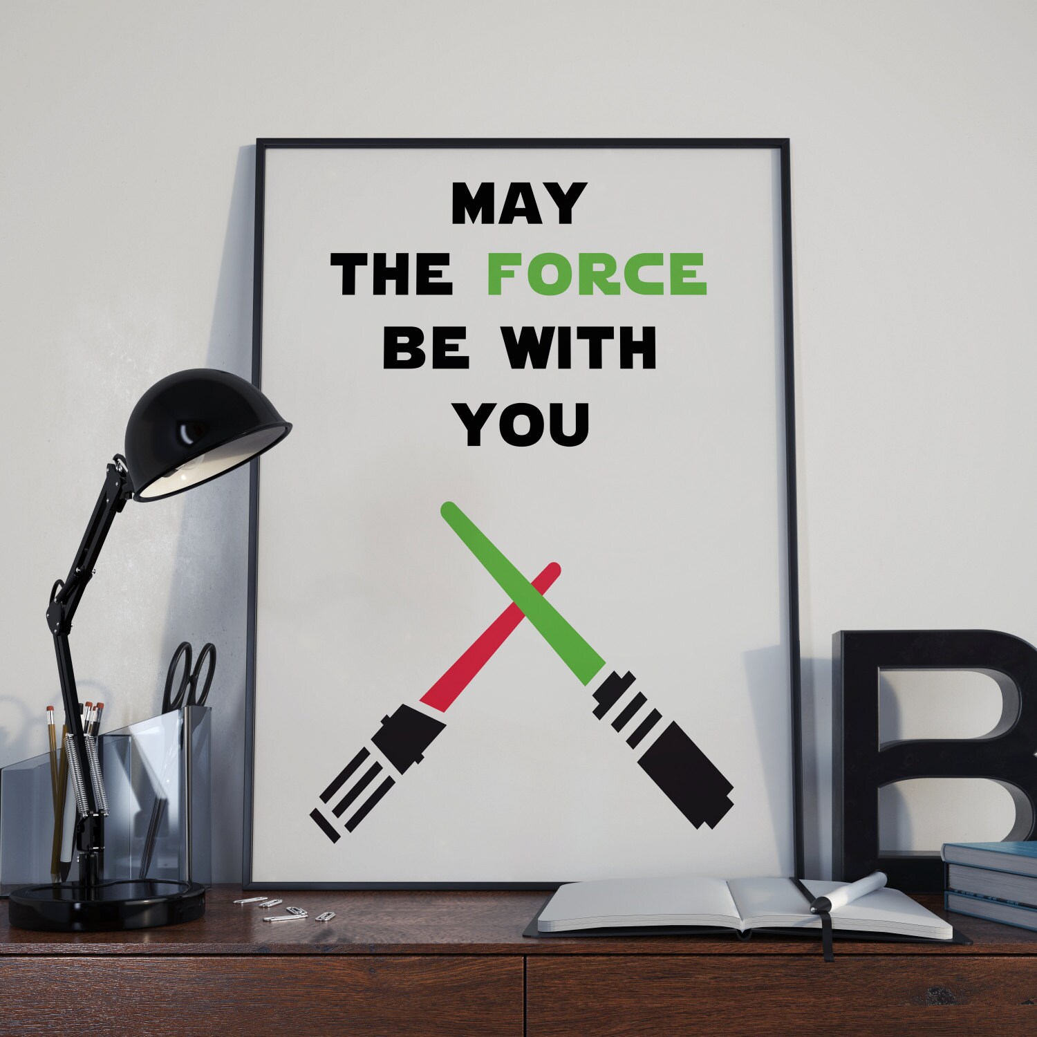 Star Wars Wall Art Star Wars Poster Star Wars Art Print Etsy