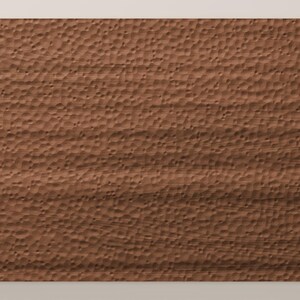 May include: A rectangular wooden panel featuring a medium brown tone and a consistent hammered texture across the entire surface. The wood grain is visible beneath the dimpled pattern, creating a uniform appearance across the flat board.