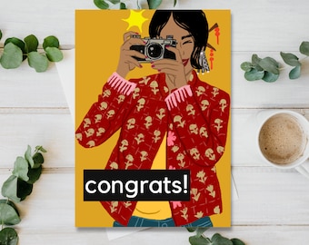 Congrats Card | Festive Desi Bestie, Pakistani Charity (PDF)