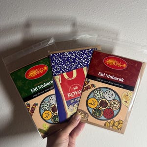 Eid Mubarak Card Set – Shan Masala & Royal Design, 3-Pack | South Asian Islamic Greeting Cards image 4