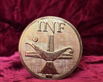 Vintage Metal Oilstock from Belgium