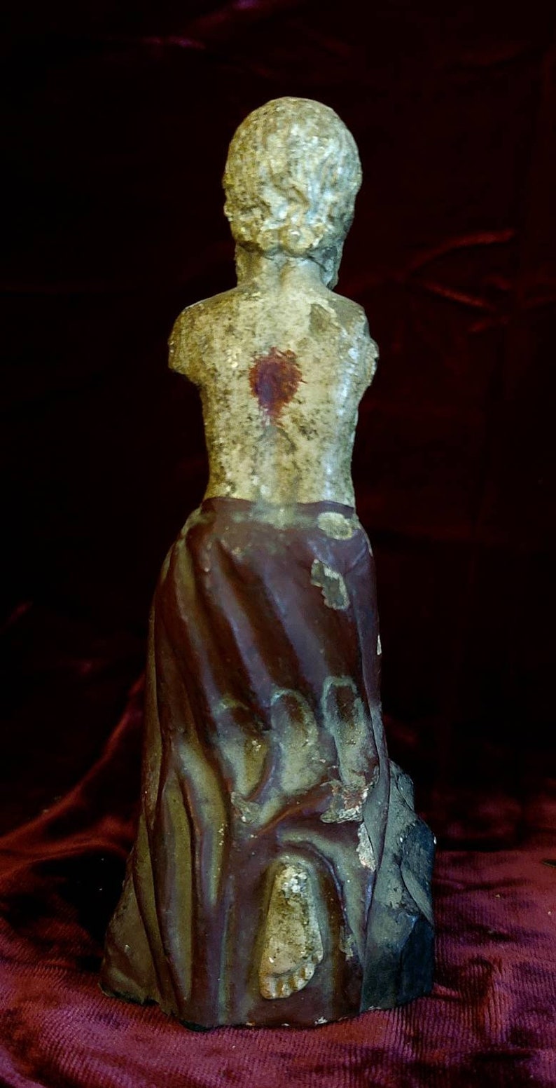 Antique St. Jerome or Santo Geronimo Wooden Santos Etsy