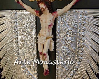 Antique Corpus on Hispano-Filipino Style Crucifix