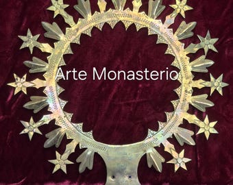 Brass Aureole for Blessed Virgin Mary Santos