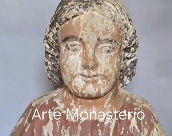 Large Antique Wooden Santos (Image of the Child Jesus)