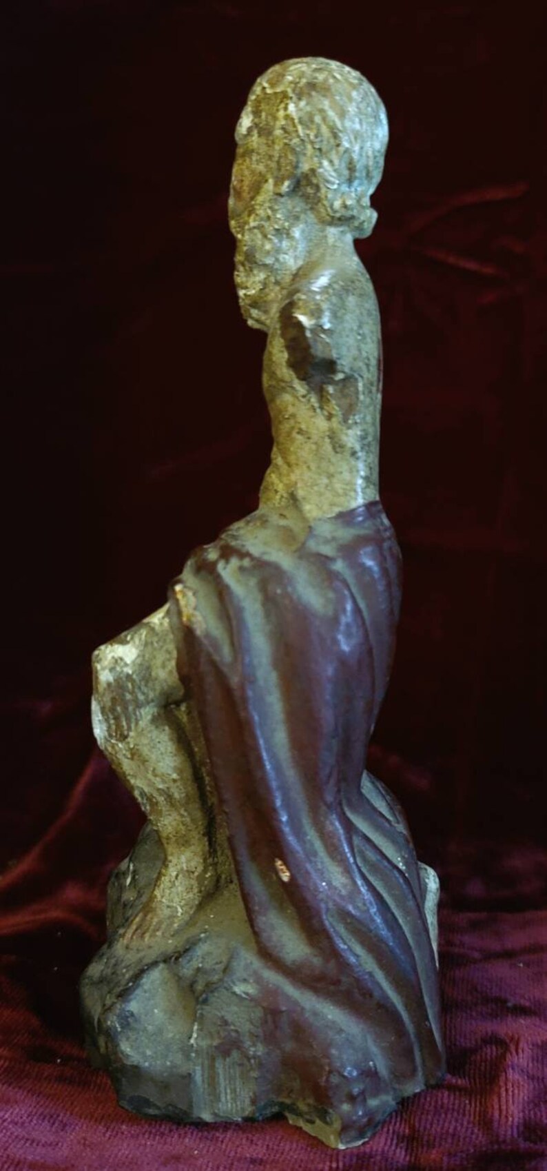 Antique St. Jerome or Santo Geronimo Wooden Santos Etsy