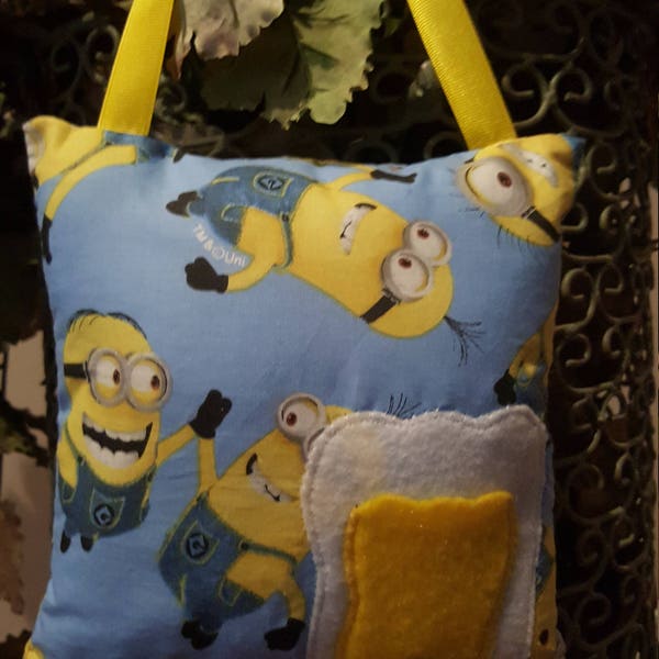 Minion inspired Tooth Fairy Pillow