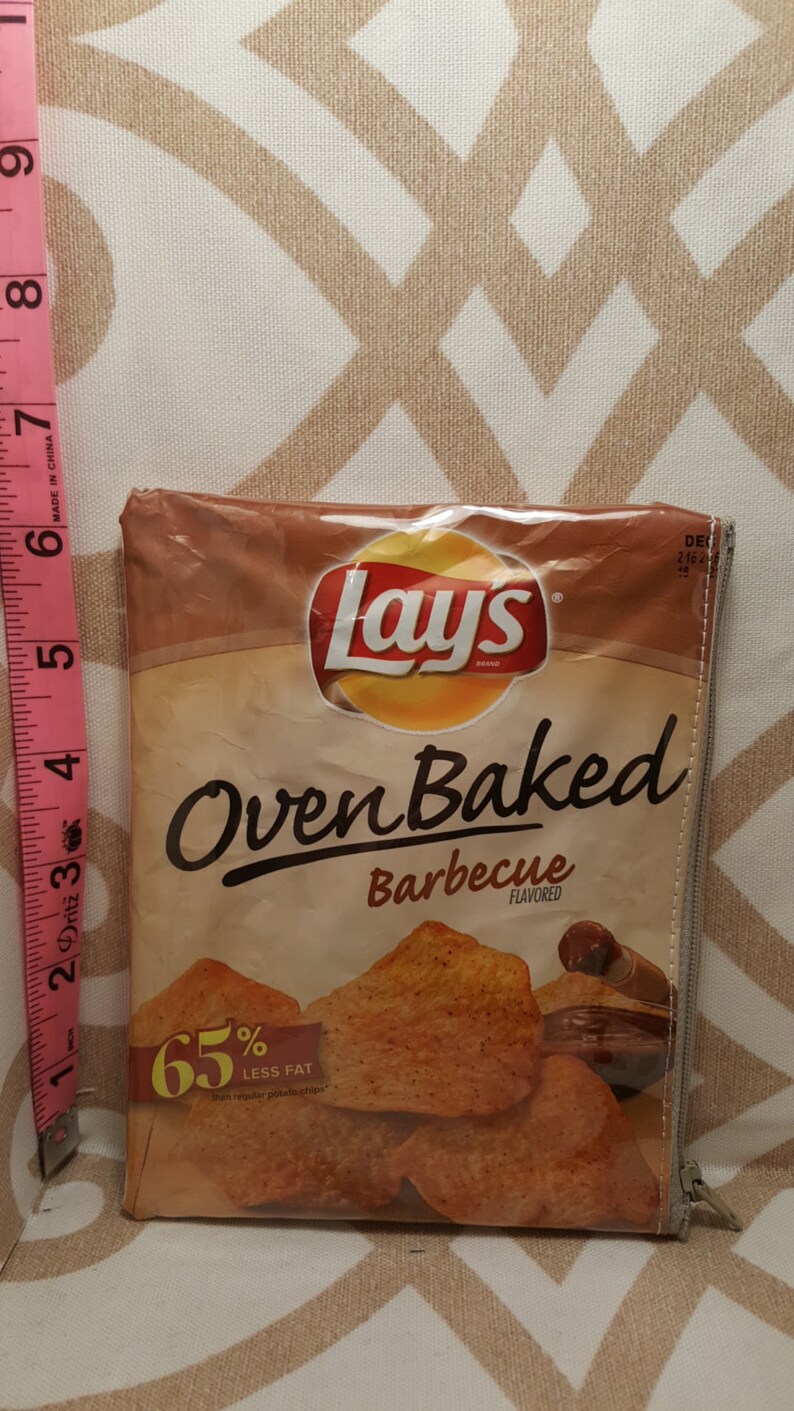 Lays Oven Baked Bbq Chip Zipper Bag Etsy