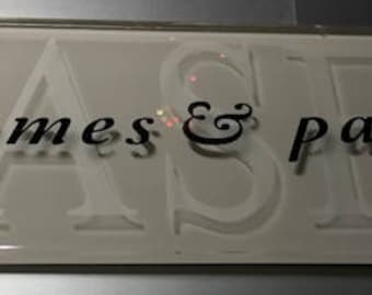 Personalized Glass Tile
