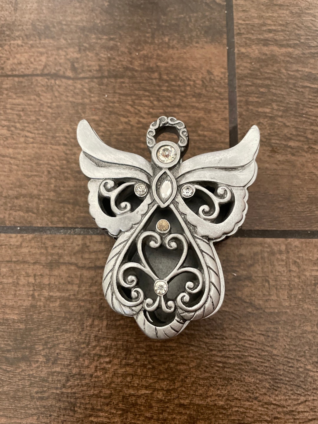 Vintage Angel Resin Trinket Jewelry Box, Cute Jewelry Box, Angel ...
