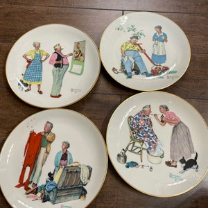 1978 Norman Rockwell Four Seasons Series From 1957 the Tender Years
