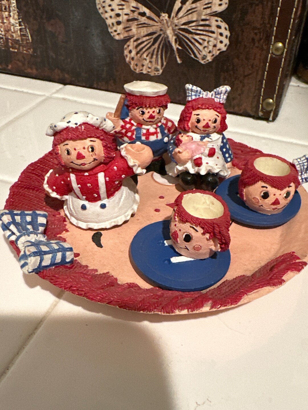 Miniature Tea Set Best Friends, Raggedy Ann Tea Set Etsy