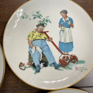 1978 Norman Rockwell Four Seasons Series From 1957 the Tender Years