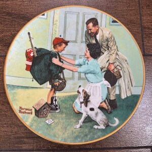 1978 Norman Rockwell Four Seasons Series From 1957 Fall or Winter