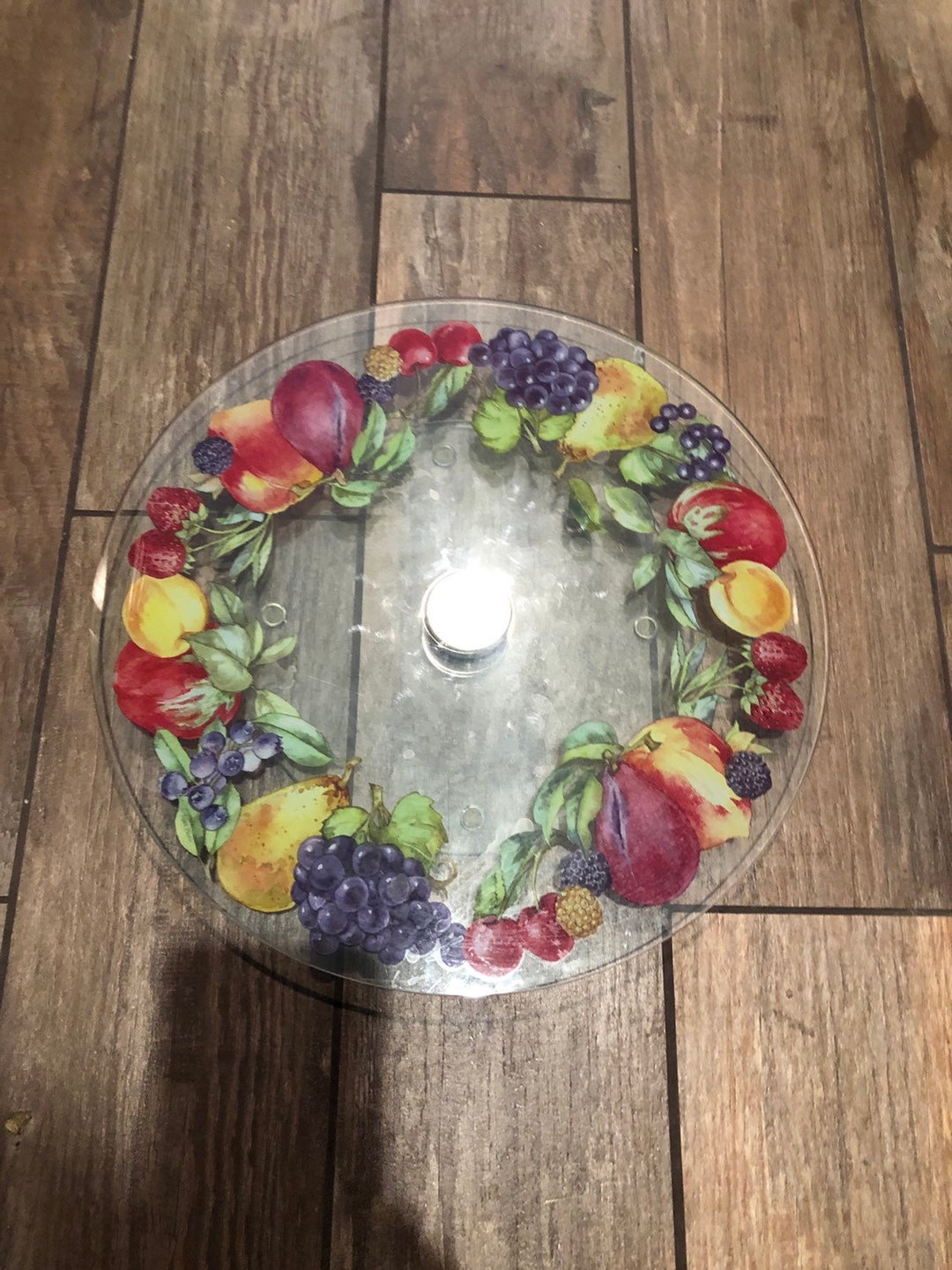 Vintage Crystal Laxy Susan Etsy