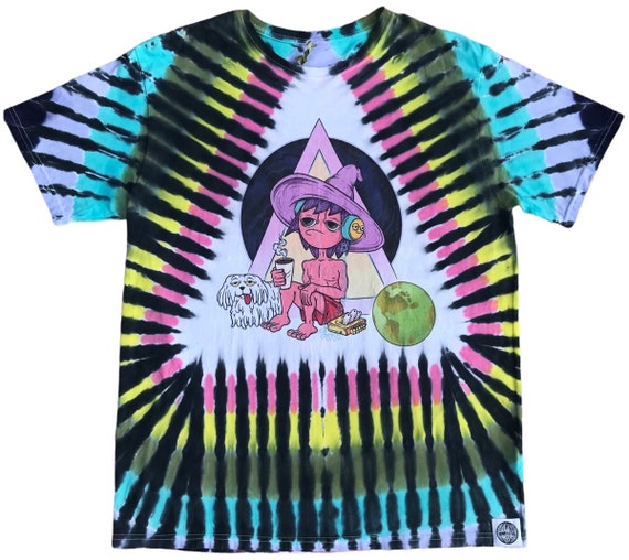 tie dye shirt cartoon