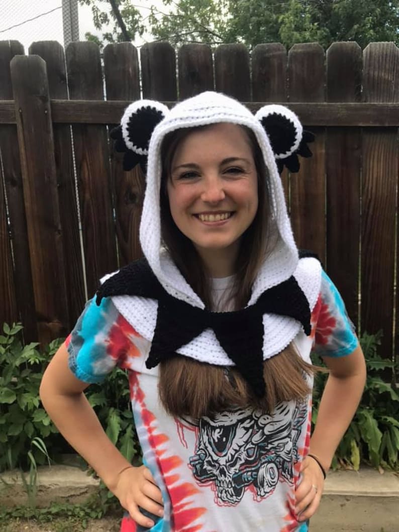 Crocheted Bear Hood Pattern Etsy