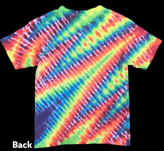 Rainbow Zig Zag Tie Dyed Shirt