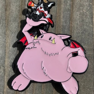 Cait Sith Jumpman Enamel Pin
