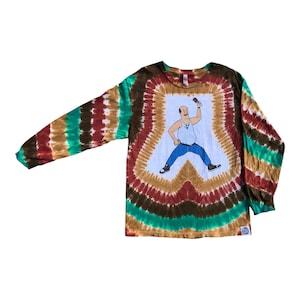 Dunkin&#39; Dauterive Tie Dyed Long Sleeve Shirt