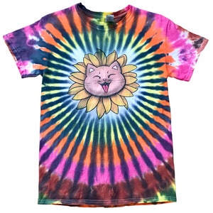China Cat Sunflower Tie Dyed Tee Shirt