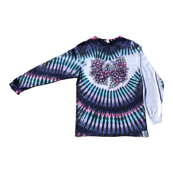 Wu Flowers Tie Dyed Long Sleeve Shirt