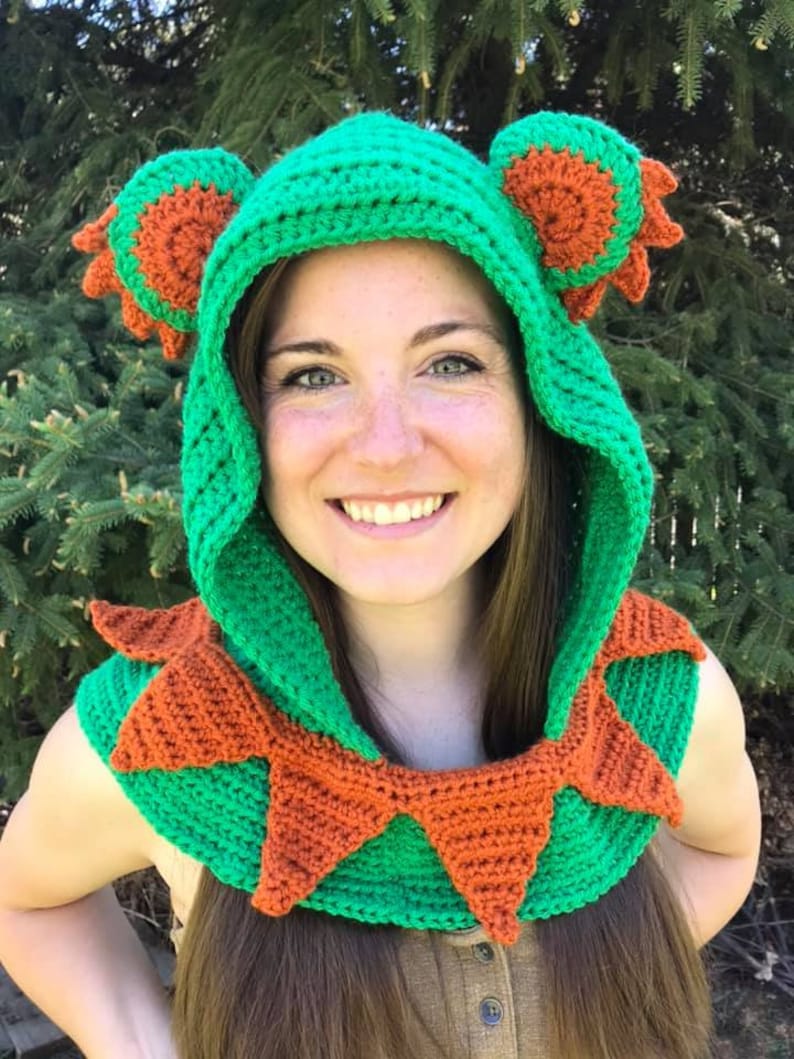 Crocheted Bear Hood Pattern Etsy