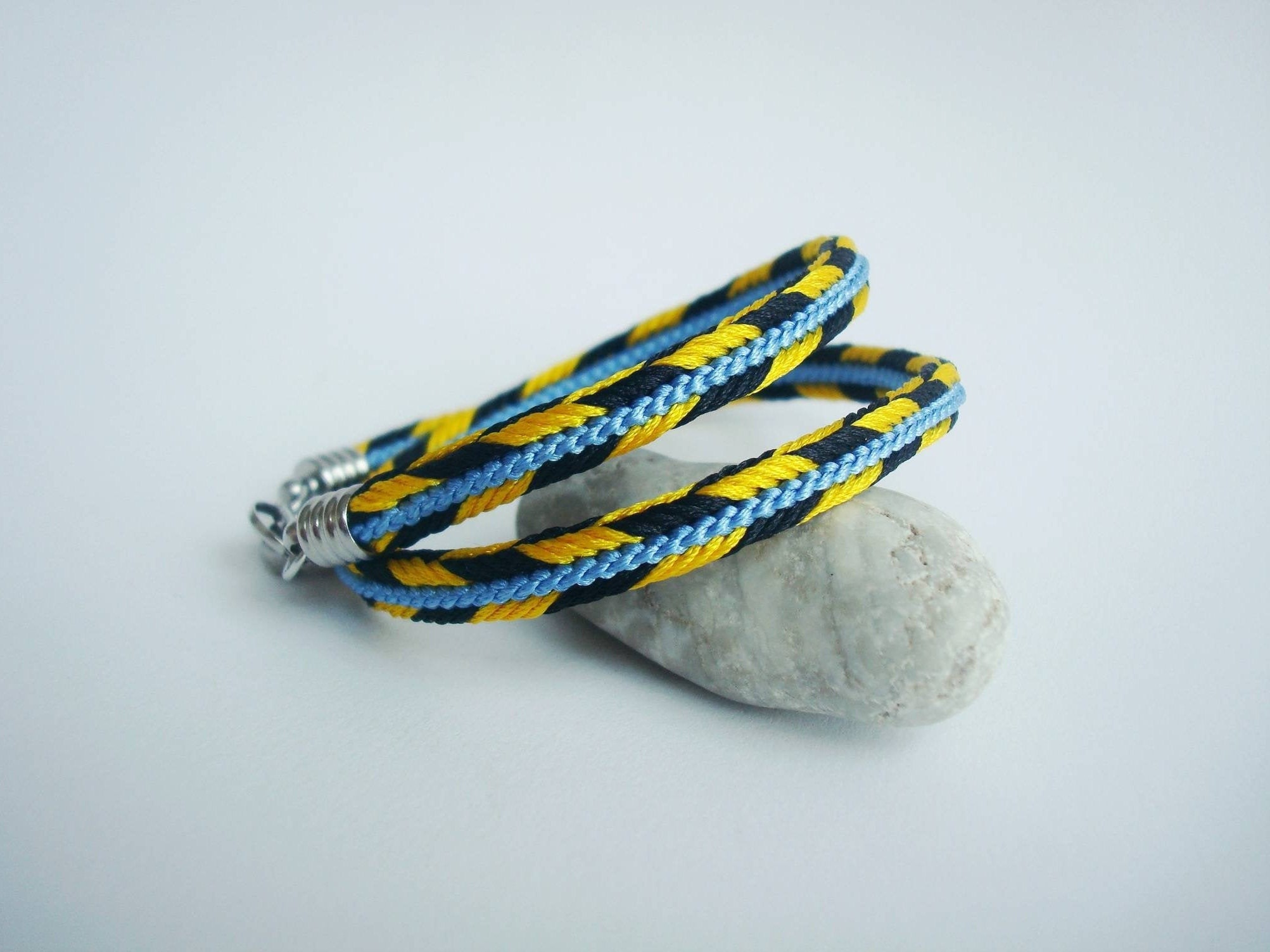 Pretty japanese braided bracelet Colorful friendship bracelet Etsy