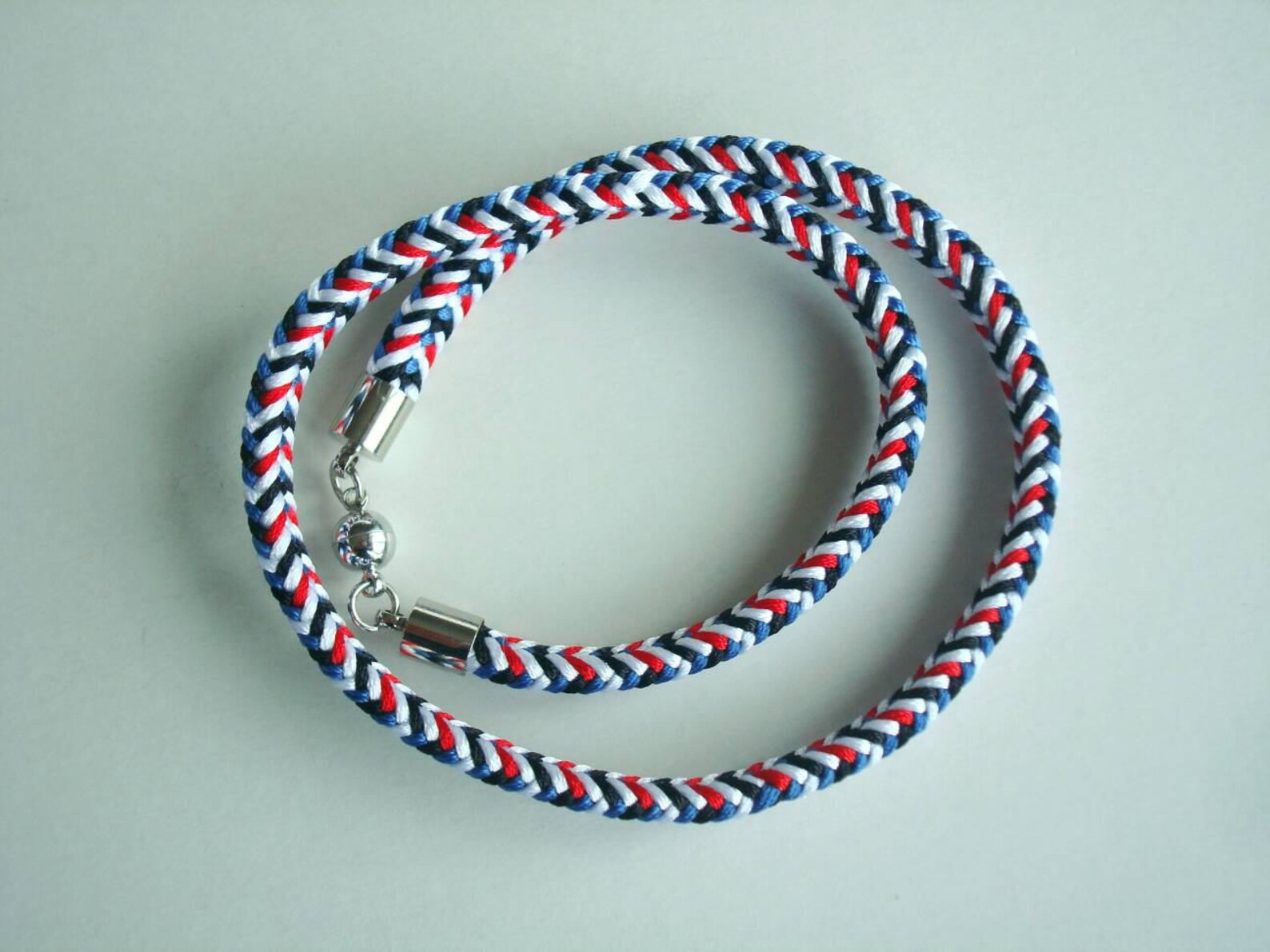 Pretty braided japanese bracelet Colorful femme bracelet Self Etsy