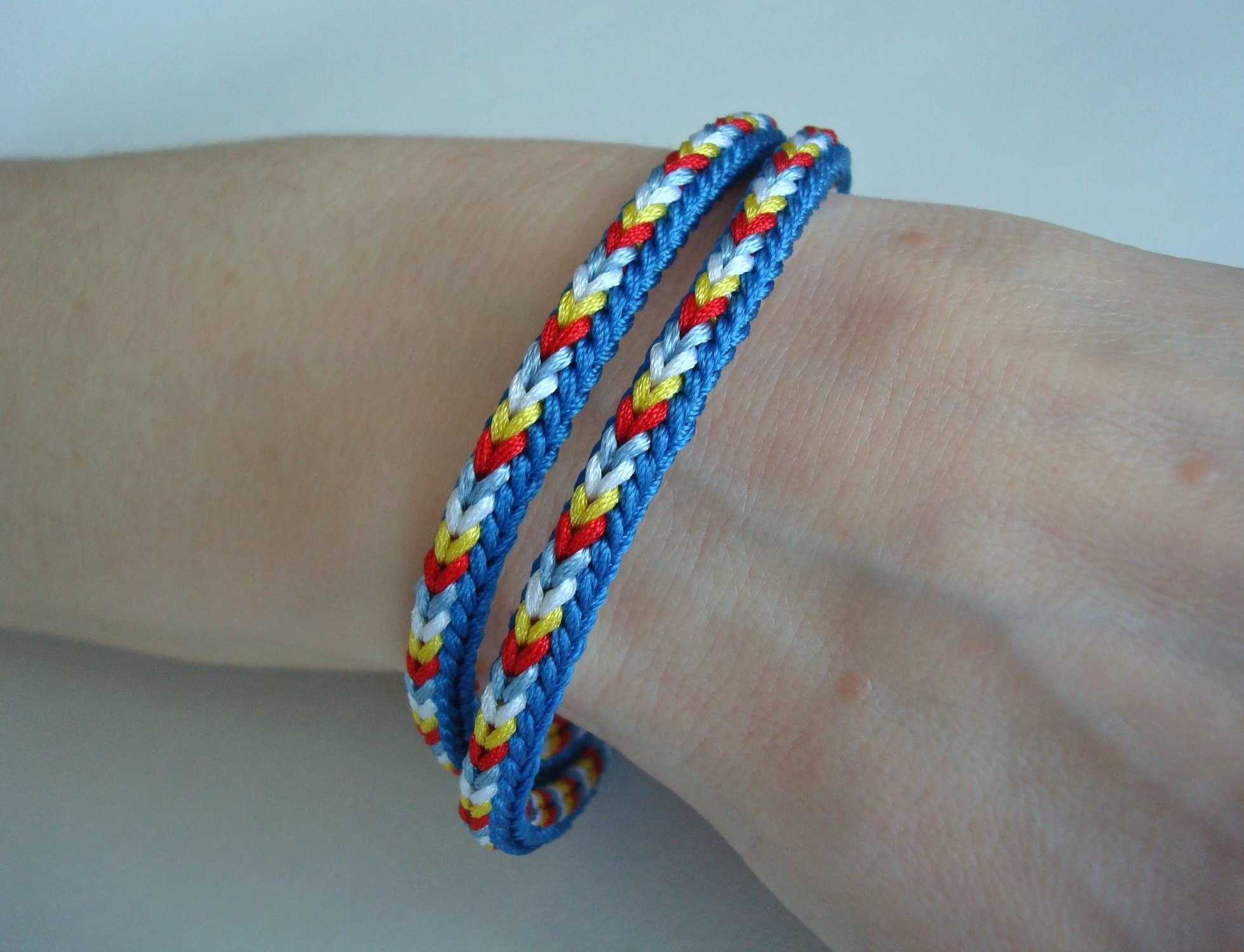Colorful braided japanese bracelet Bracelet femme Self gift Etsy