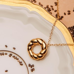 Cracow bagel nacklace - food jewelry